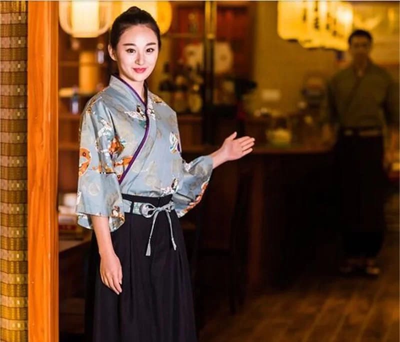 Mẫu đồng phục nhà hàng Nhật theo phong cách truyền thống đẹp nhất 2023 1