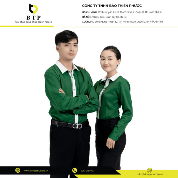 Sơ mi công sở tay dài 005 - Hình ảnh 3