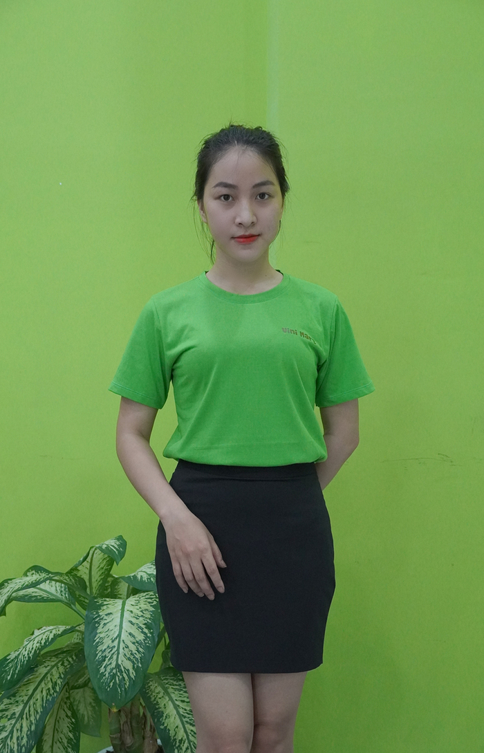 Thiết kế áo thun cổ tròn toát lên sự trẻ trung
