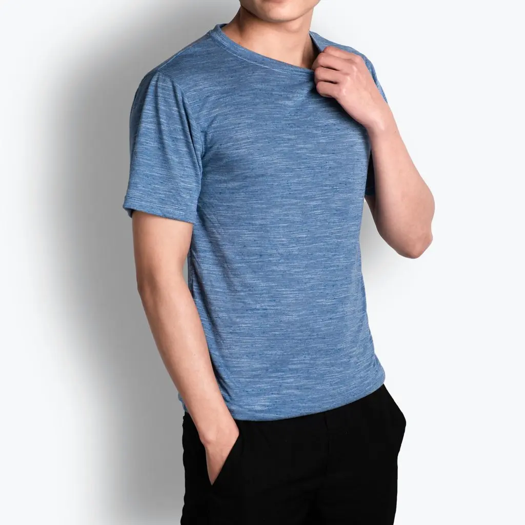 Vải thun lạnh được ưa chuộng nhờ độ thấm hút cao Áo thun vải lạnh