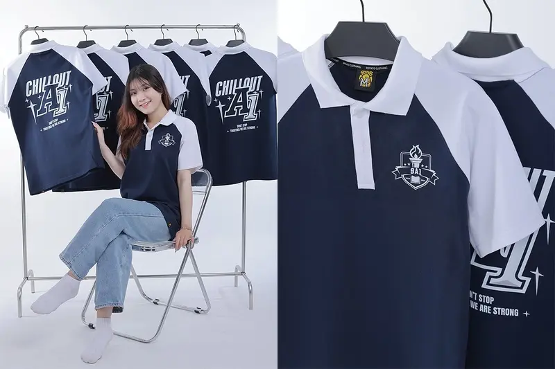 Áo thun raglan tay phối màu mang phong cách thể thao, trẻ trung Áo thun raglan