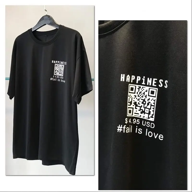 Áo thun có QR code được nhiều đơn vị trẻ hóa doanh nghiệp yêu thích Áo thun có QR code