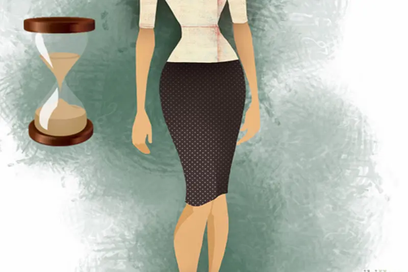 Chọn chân váy đồng phục dáng đồng hồ cát