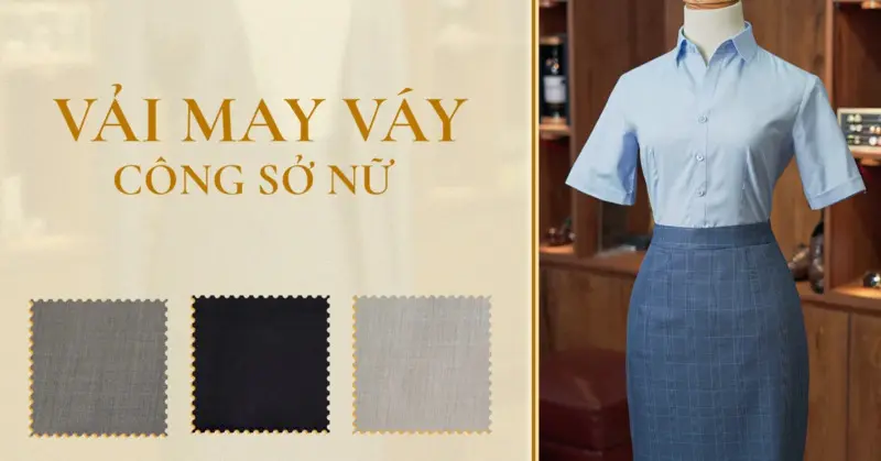 Chọn vải may chân váy đồng phục