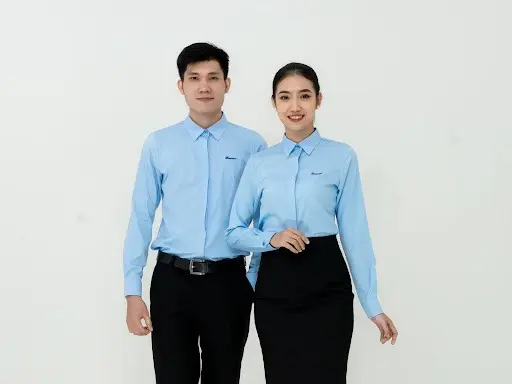 Lựa chọn đồng phục áo sơ mi