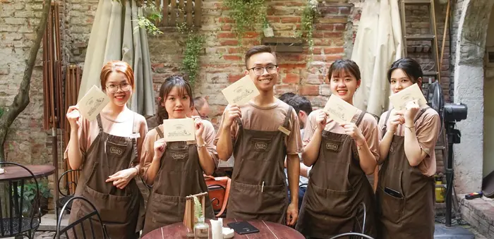 Đồng phục pha chế vintage