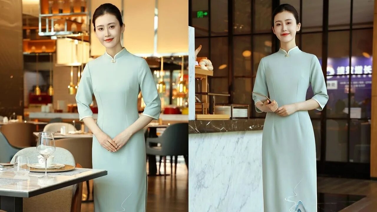 Áo dài mộc mạc nhưng gây ấn tượng mạnh với du khách nước ngoài Áo dài phục vụ