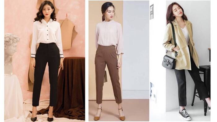 Đồng phục quần tây nữ tăng diện mạo chuyên nghiệp cho người mặc Đồng phục quần tây nữ