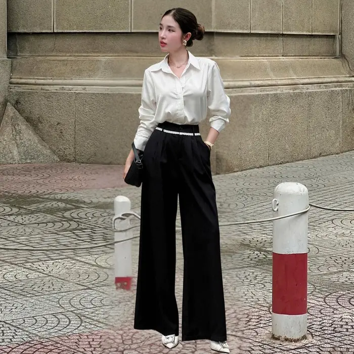 quần tây ống rộng