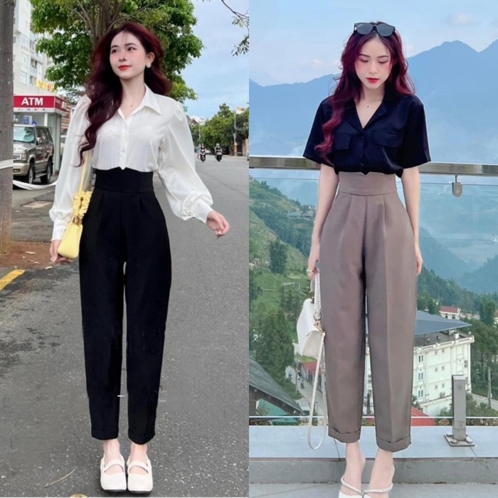 Quần tây ống lửng toát lên sự hiện đại, trẻ trung Quần tây ống lửng