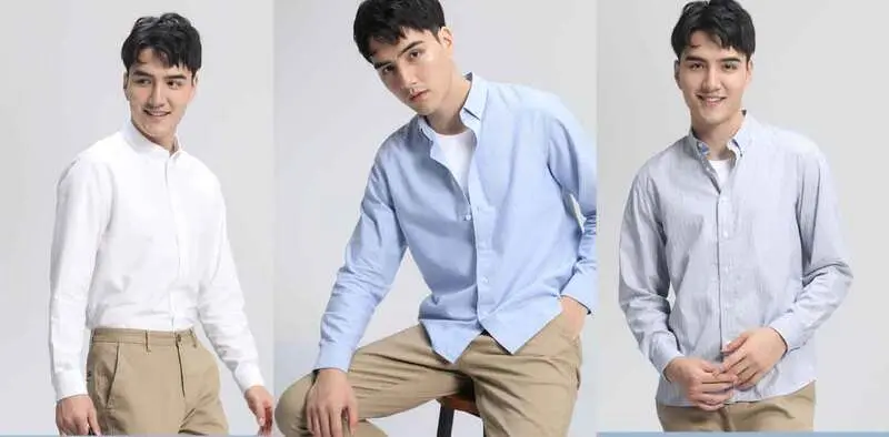 Mẫu đồng phục sơ mi nam Classic fit