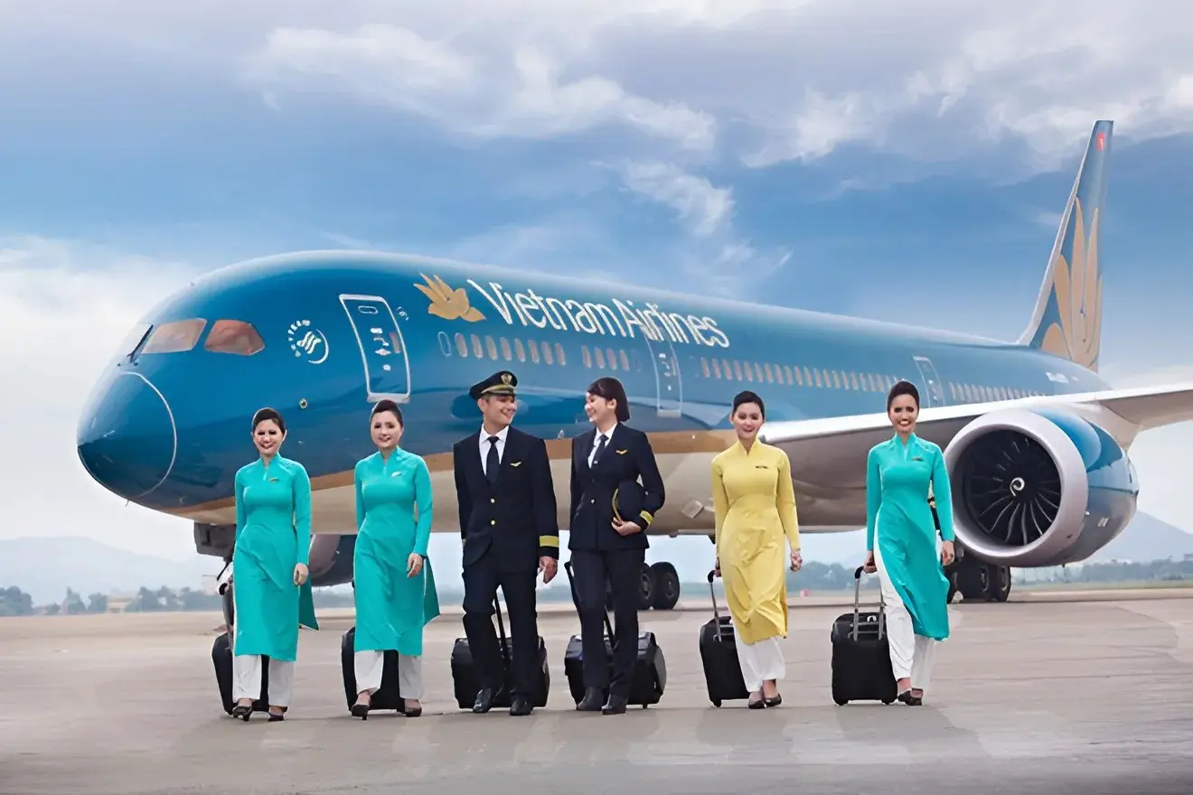 đồng phục hàng không Vietnam Airlines