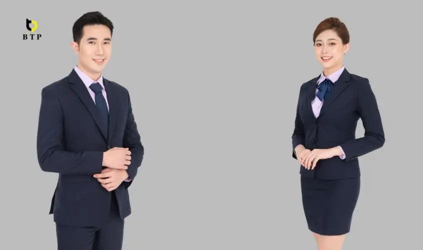 Hình ảnh đồng phục vest công sở